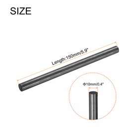 QUARKZMAN Pack of 2 Carbon Fibre Rods, 10 mm x 150 mm for RC Aeroplane DIY Tool Wing Tube Quadcopter Arm