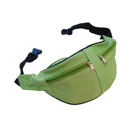 Bum Bag / Waist Bag / Belt Bag Lamb Nappa Leather - Stylish and Trendy (Light Green) for Men and Women - Hiking Outdoor Festival, light green, Neck pouch