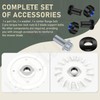 DECKMAN Lawn Mower Blade Part Kit (Part Fan/Bolts/Nuts & Washer