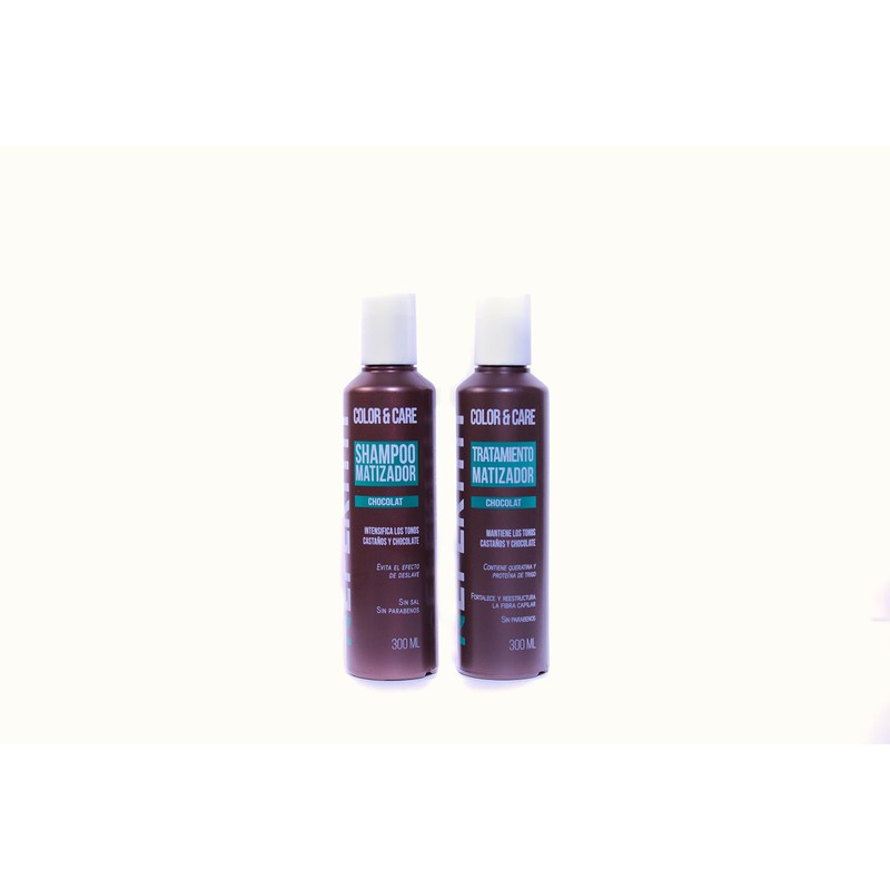 NEFERTITI COLORCARE SHAMPOO Y TRATAMIENTO CHOCOLAT