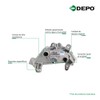 DEPO 2 Cuartos Delanteros Compatible con FORD RANGER de 1998