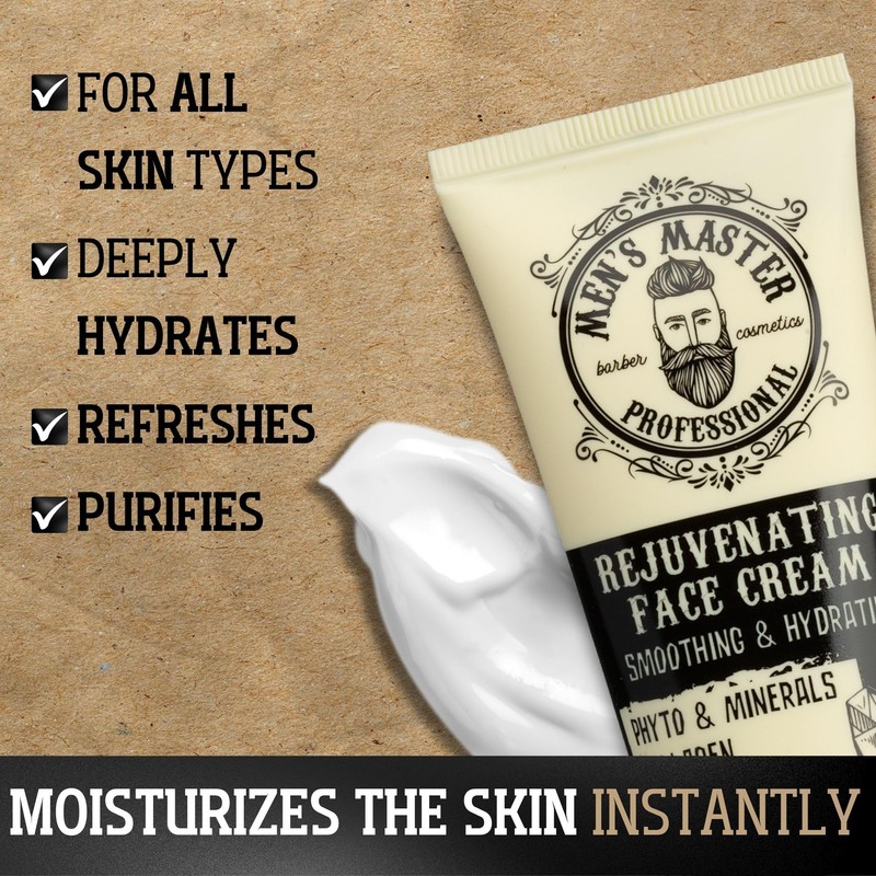 Men's Master Rejuvenating Face Cream for Men | Moisturizing and