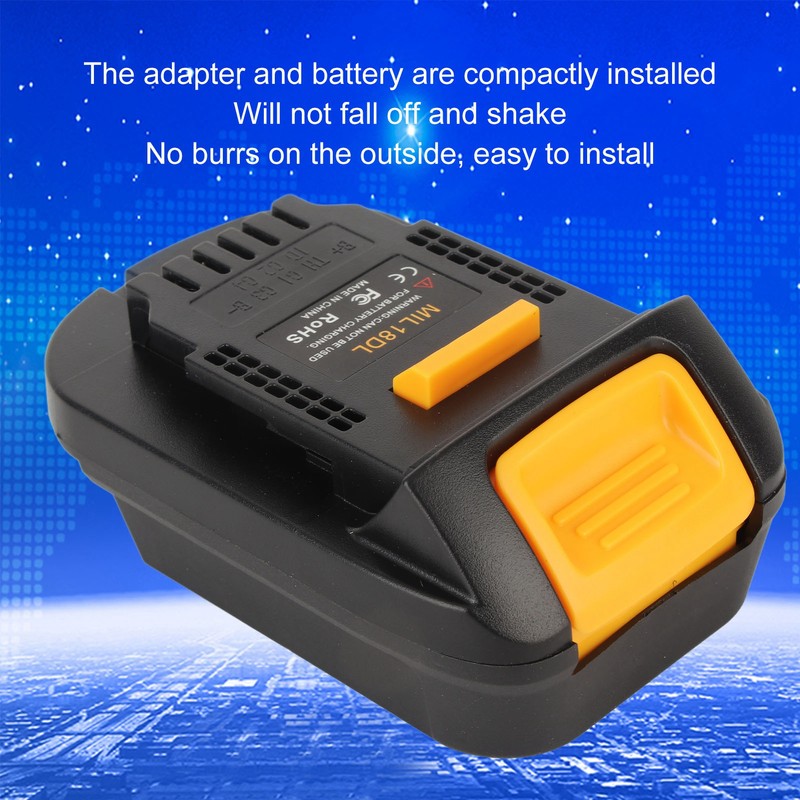 Lithium Battery Adapter Power Tool Dock Power Connector Converter for