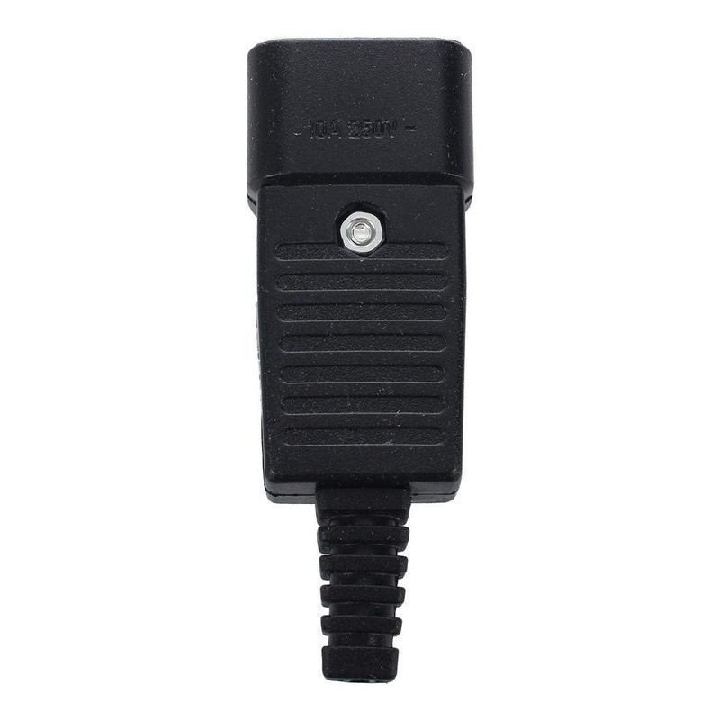 Toptekits IEC C14 Power Cord Connector,IEC 320 C14 Male Plug