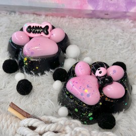 Taba Squishy Cat Paw Squeeze Toys Pack of 2, Cute Cat Paw Squishy Toys Pack, Squeeze Toy for Chill and Stress Relief, Birthday Gift Present, Squishies Toys for Adults