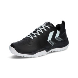 Hummel Handball Shoes, Grand Fly 5, Black x Light Blue (9067), 10.4 inches (26.5 cm), Black x Light Blue (9067), 26.5 cm