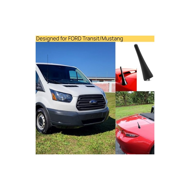 Short Antenna for Ford Transit and Mustang - Sleek Upgrade
