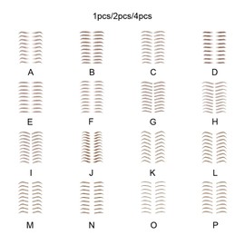 Waterproof Makeup Products Damage Free Eyebrows Tint For Eyebrows Easy To Apply Eyebrows Professional Accessories, Brown-01, 2pcs