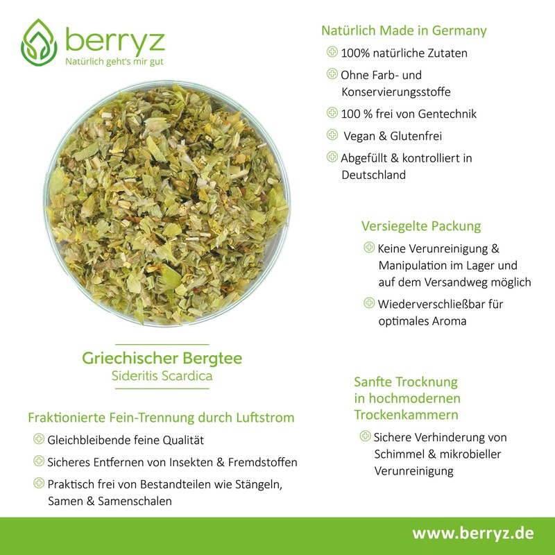 Greek Mountain Tea | Wonderful Refreshing Aroma | Sideritis Scardica