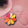 Petal Shaped Stamp Pad Set, 8 Colors, DIY Craft Ink