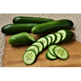 50 Cucumber Seeds Straight Eight Cucumbers - Heirloom Vegetable Seeds Pickling and Slicing Cucumber