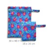 Set of 2 wet bags with cute children's motifs -
