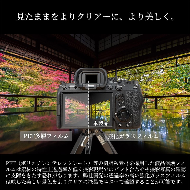 sanwatrade ガラスフィルム RICOH用 GR IV 専用 液晶 保護 硬度9H 【2枚】セット