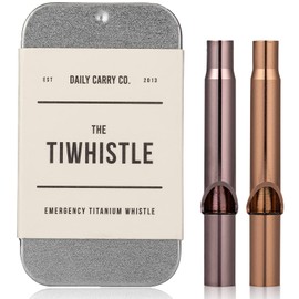 Titanium Whistles For Emergency, Camping & Hiking Whistle, Pitched Whistle, Tiny Whistle Necklace, Small Whistle, Whistle For Life, Emergency Whistle Necklace, 120db Ultra Loud, Ultra Lightweight