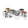 CHG Set 245-06-60 8-Piece Dessert/Food Ring Set 6 Dessert Rings
