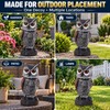 Owl Decoy for Outdoor Bird Deterrence – Shake-Head Plastic Owl