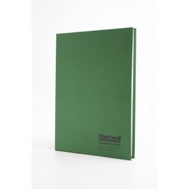 Exacompta - Ref A4-641KZ - Chartwell - Hardcover Laboratory Technical Note Book, A4 297 x 210mm, 1mm/5mm/10mm Quadrille Grid Square Ruling, 160 pages 70gsm Paper - Green