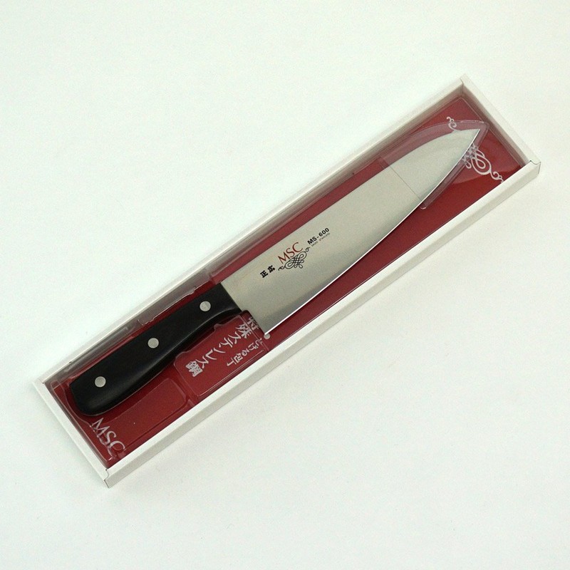 正広 家庭用ステンレス包丁 MSC MS-600 剣型 195mm 11022