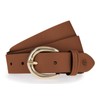 Tamaris Leather Belt W95 Cognac