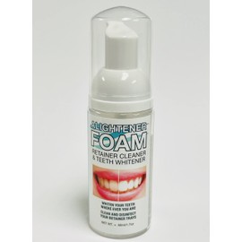Alightener Foam - Whiten Your Teeth While Wearing a Mouth Tray or a Clear Dental aligners (Mouth Trays NOT Included)