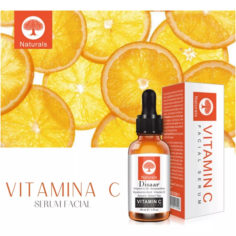 Dissar Vitamina C Serum Facial Con Acido Hialuronico Anti-edad