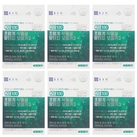 Chong Kun Dang 20100 Supercritical Vegetable Altige Omega 3 900mg x 30 Capsules 6 HIS / 종근당 20100 초임계 식물성 알티지 오메가3 900mg x 30캡슐 6개 HIS