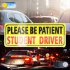JUSTTOP 3pcs Student Driver Sticker for Car, Please Be Patient