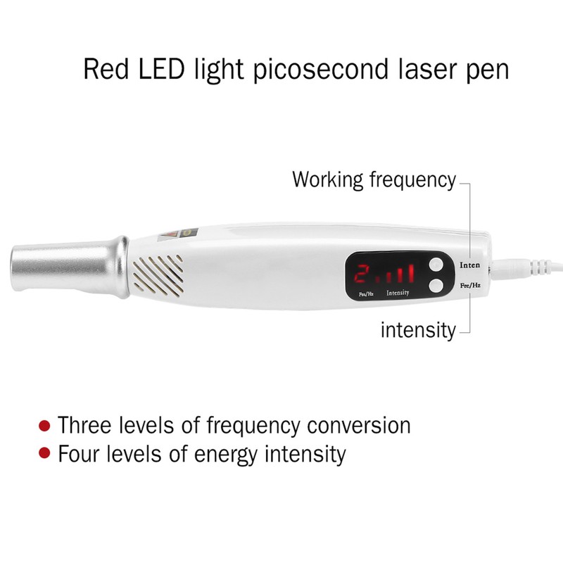 Handheald Red Light Picosecond Laser Pen Scar Tattoo Removal Melanin