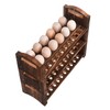 Wooden Egg Holder 3 Layer Fresh Egg Rack Holders Countertop