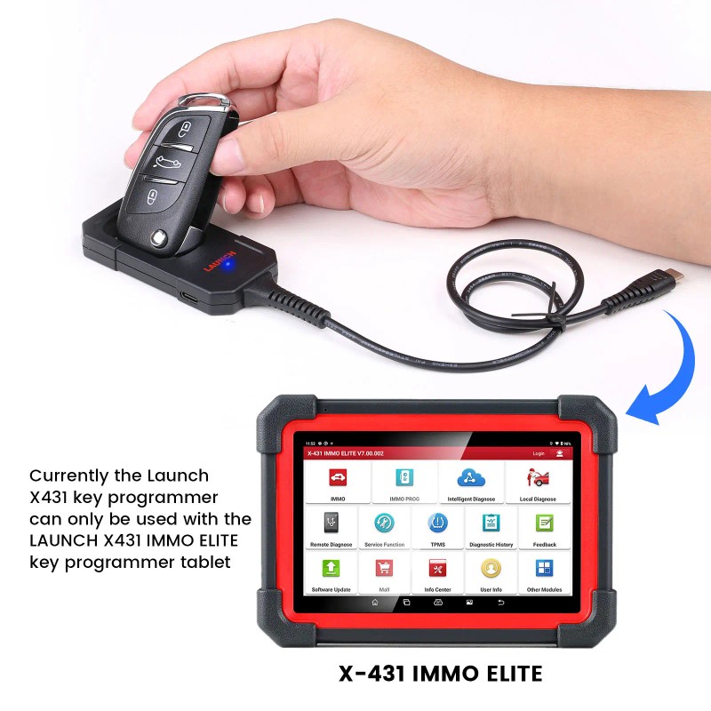LAUNCH EU/US Version Launch X431 Key Programmer + 4 Smart
