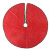 Red Flannelette Christmas Tree Skirt Base Floor Mat Apron Cover