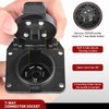 Nilight USCAR to RV 7 Way Trailer Plug Adapter OEM