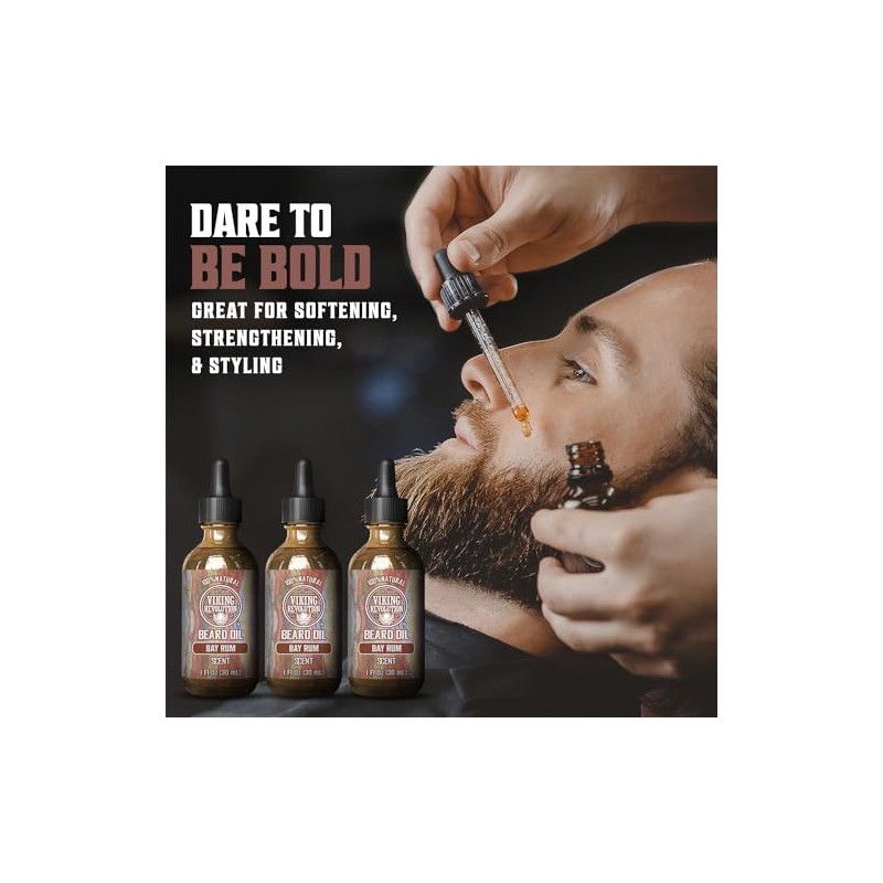 Acondicionador de aceite para barba (3 unidades)