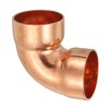PATIKIL 32mm 1.2mm Thick Elbow Copper Fitting, 1Pcs 99.9% Pure