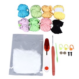 Plush Toy Crochet Kit Professional Crochet Starter Kit with Step By Step Video Tutorials Crochet Animal Kits for Adults Kids DIY Craft Supplies