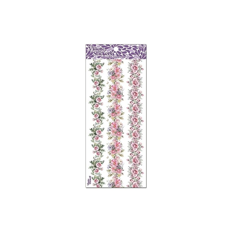 Violette Stickers Rose Borders