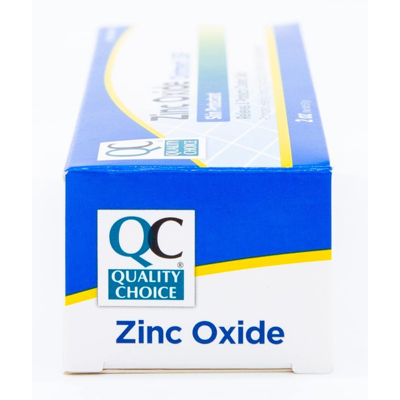 Quality Choice Zinc Oxide Ointment Skin Protectant 2oz Each (Pack