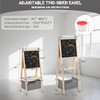 TODEFULL 3 in 1 Adjustable Kids Art Easel Set, Dual-Sided