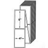 UPS certified 3500 Fanfold Direct Thermal Shipping Labels 4x6 Perforated