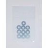 M4 Flat Washers (Flat Washers) Uniqlo Plating, 10 Pieces