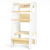 GroowingMind® Toddler Tower with Seat – 2-in-1 Montessori Standing Tower