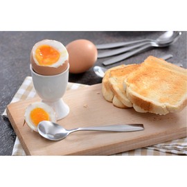 GRÄWE Königstein Series Egg Spoons Polished Stainless Steel Set of 6