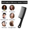 Henyall Wide Tooth Comb, Hairdressing Combs-Smooth, Sturdy, and Anti-Static,Curl Comb