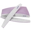 80/80 Grit Nail Files (10 Pack), Emery Boards for Acrylic