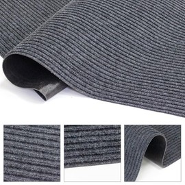 ALTRUISTIC Hallway Runner Rug 1FTX13FT,PVC Backed Non-Slip Area Rugs Runner,Custom Size Outdoor Indoor Carpet Door Mat for Floor Entryway Kitchen Laundry Balcony Garage,Grey