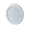 Circle Air Vent Grille Cover 187mm (7.36inch) White ABS Plastic