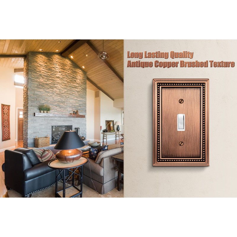 Henne Bery Sunken Pearls Decorative Wall Plate Switch Plate Outlet