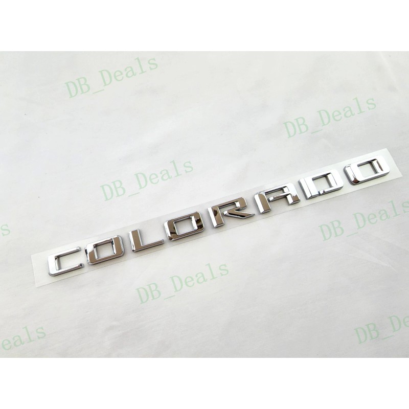 Colorado 4PCS Chrome Door Rear Colorado LT Emblems Letters Badges