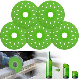 Mornajina 5 Packs 4.5 Inch Rock Slab Cutting Disc Grinding Disc Diamond Saw Blade for Grinder, Disc para Cortar Ceramica, 1mm Ultra-Thin Saw Blade Wheel for Cutting and Grinding Tile Marble Glass