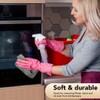 VIVOTE 8 Pack Premium Microfibre Cleaning Cloth with Scrubber，Double-Layer No
